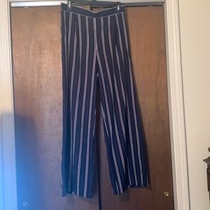 VILA striped palazzo pants